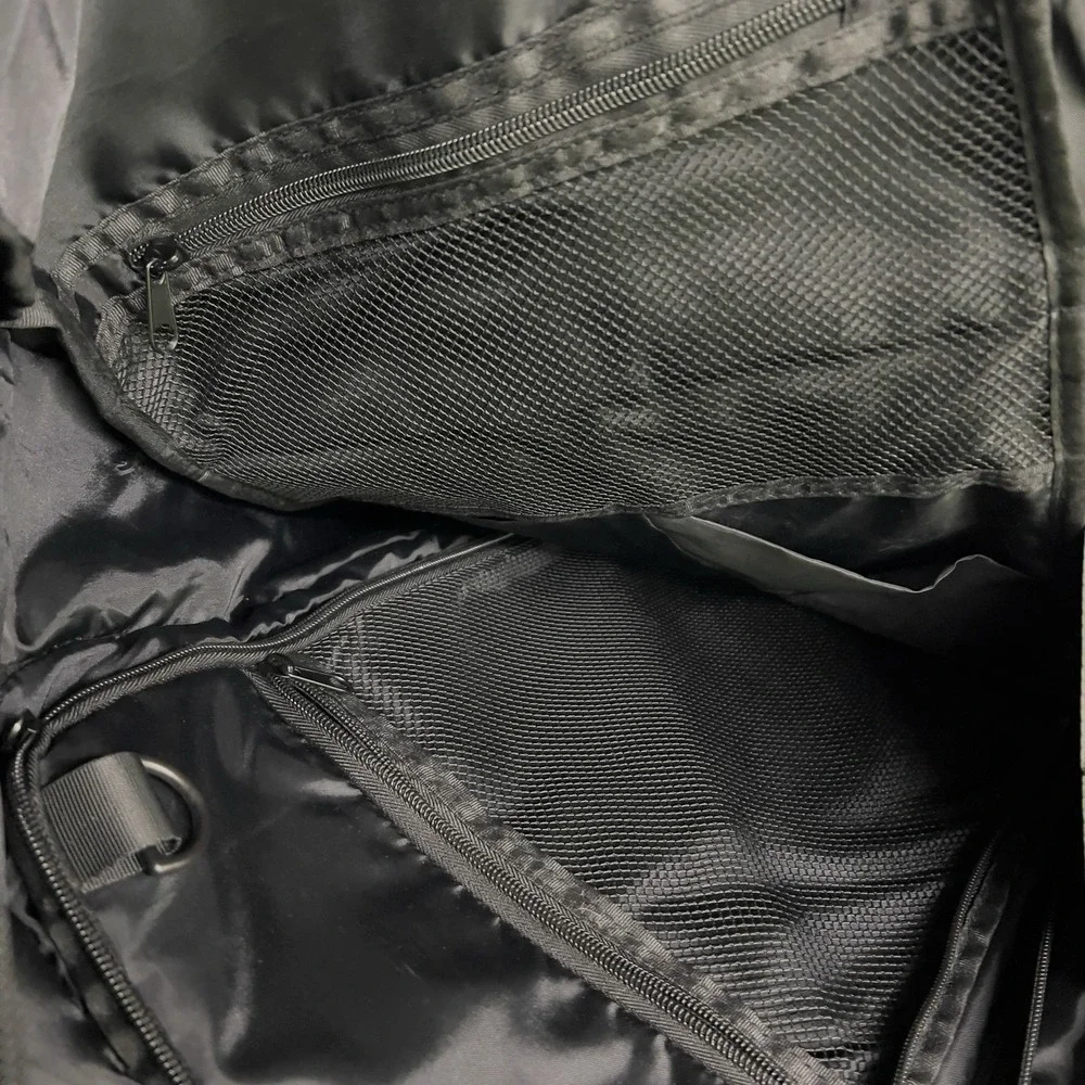 Jack Abraham's Black Roll Top Backpack Laptop Travel Commuter Waterproof
